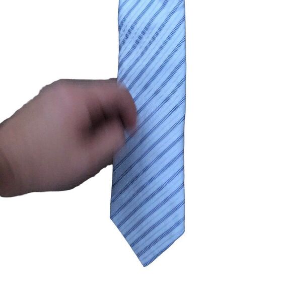 100% Authentic Burberry Tie 'Handmade in England' Blue - Picture 8 of 9